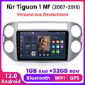 1+32G 9''Autoradio Für Tiguan 1 NF Android12 FM WIFI BT GPS SWC RDS DAB Carplay