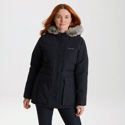 Craghoppers Elison wasserdichte Damenjacke warmer Parka Regenmantel UVP 200€