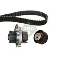 1x Wasserpumpe + Zahnriemensatz Schaeffler INA 530 0228 30 passend für FIAT