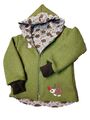 Jacke Zipfeljacke Wendejacke Igel  Kapuze Baby Kinder Wollwalkjacke NEU