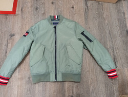 Tommy Hilfiger wattierte Bomberjacke, Blouson Gr.L grün