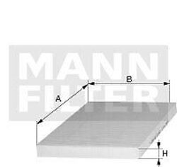 ORIGINAL MANN-FILTER INNENRAUMFILTER FILTER POLLENFILTER OPEL CUK 24 003