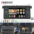 Kamera+ 7" Android12 Carplay Für BMW E46 3er 318 320 325 M3 Autoradio GPS FM RDS