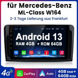 Android13 Für Mercedes Benz W164 GL320 ML350 X164 9"Autoradio GPS Nav 4+64G DAB+