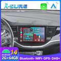 2G+64G Android 14 Autoradio Für Opel Astra K 2015-2019 Carplay Navi GPS NAV RDS