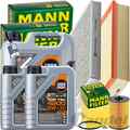 MANN INSPEKTIONSPAKET+7L LIQUI MOLY 5W30 MOTORÖL passend für VW T5 6 BUS 2.0 TDI