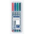 STAEDTLER Lumocolor Folienstifte-Set farbsortiert non-permanent 4 St.