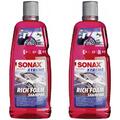 2 x SONAX XTREME RichFoam Shampoo 1L Autoschampoo Lackpflege Schmutzlöser