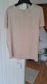 Damen Shirt Vorne Seidig Hinten Shirt von Esprit Gold Beige Gr M  Feines Materia