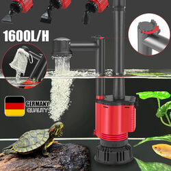 6 in 1 Elektrisch Aquariumpumpe Aquarium Mulmsauger Schlammsauger Bodenreiniger