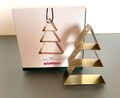 Stelton Figura Weihnachtsschmuck Tannenbaum Messing gold 12 cm