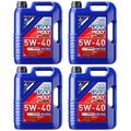 4x 5 Liter Liqui Moly 1332 Diesel High Tech 5W-40 für Ford VW Motoröl Öl