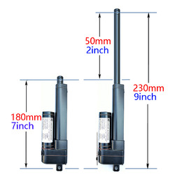 12V Linearantrieb Elektrisch Linear Actuator Motor 3000N 300mm 500mm 900mm IP65100mm 200mm 450mm 550mm 600mm✅Remote Controller✅5mm/s✅