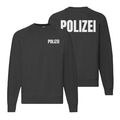 GERLINOVA Polizei Sweatshirts hochwertiges Shirt aus 80% Baumwolle und 20% Polye