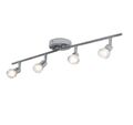 LED Deckenspot Wohnzimmer GU10 Metall Lampe Deckenleuchte schwenkbar 4-flammig