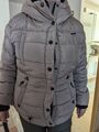 Damen-Winterjacke, taupe, gefüttert, Gr. 42, sportlich, MARIKOO