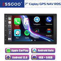 7" Android 13 Auto Apple Carplay Autoradio MP5 Bluetooth 4+64G GPS NAV Wifi 2DIN