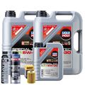 Motoröl 5W30 LIQUI MOLY Special Tec Dx1 11L+HENGST Ölfilter +Spülung +Cera Tec