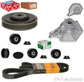 CONTI 6PK2490+Keilrippenriemensatz 4xRoll+WP+R.S für Audi A4 A6 A8 Q7 2.7 3.0TDI