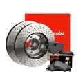 BREMBO BREMSENSET VORNE BREMSSCHEIBEN Ø 240mm + BELÄGE FÜR FIAT TIPO TEMPRA S.W.