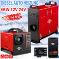 8KW 12V 24V 230V Diesel Auto Heizung Standheizung Luftheizung Bluetooth LCD RV