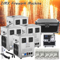 750W Cold Spark Machine DMX Sparkular Funkenmaschine DJ Hochzeit mit Flightcase