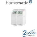 2er Set Homematic IP Heizkörperthermostat kompakt plus - HmIP-eTRV-CL