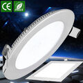 10x/50x LED Panel Einbaustrahler Einbau Leuchte Spots flach Deckenleuchte 3W-24W