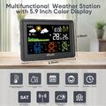 Funk-Wetterstation 3x Außensenoren Datumsanzeige Sensoren benennbar Hygrometer