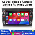 Carplay Für Opel Corsa C D Astra H Zafira B Andriod 13 autoradio GPS NAVI RDS BT