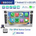 Für Opel Astra H Corsa C/D 7" Apple CarPlay Autoradio Android 13 KAM GPS Navi BT