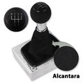 OEM SCHALTKNAUF ALCANTARA SCHALTMANSCHETTE SCHALTSACK FÜR VW GOLF 4 IV BORA 12mm