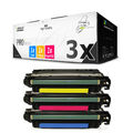 3x MWT PRO Toner ersetzt HP CE401A CE402A CE403A 507A CE401A-03A CE401A-CE403A