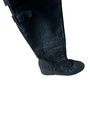 Wedges Stiefel schwarz Leder Bronx viktorianisch Wadenweite flexibel 40