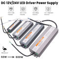 DC 12V 24V Netzteil LED Trafo 60-600W Transformator Treiber Driver Streifen IP67