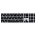 Apple Magic Keyboard mit Touch ID und Ziffern­block, Deutsch, schwarze Tasten