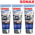 3x SONAX XTREME Kunststoff Gel Außen NanoPro Kunststoffpflege farblos 250 ml