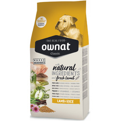 20kg OWNAT CLASSIC Dog Lamb & Rice Hundefutter