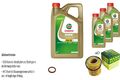 MANN-FILTER Ölfilter 8 L Castrol EDGE 5W-30 LL Titanium FST für BMW 3er 325i