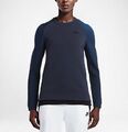 Nike Sportswear Tech Fleece Crew Sweatshirt - marineblau - Größe XS - 809537-451 - BRANDNEU MIT ETIKETT