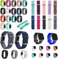 Für Fitbit Charge 2 3 4 Silikon Armband Band Ersatz Uhr Handgelenk Riemen #d
