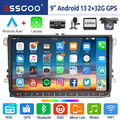 DVR Autoradio 32G Android 13 Carplay GPS RDS Für VW GOLF 5 6 Touran Caddy Passat