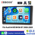 DAB+ 64G Für Audi A4 8E 8H B6 B7 2000-2009 Carplay Android 13 Autoradio GPS Navi