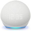 Amazon Echo Dot 5. Generation mit Uhr Streaming-Lautsprecher weiß Bluetooth WLAN