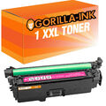 1 Toner XXL Magenta PlatinumSerie für HP CE403A 500 color M 551 DN M 551 N M 551