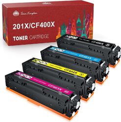 1-4X Toner für HP 201X CF400-03X Color Laserjet Pro MFP M277DW M277N M252DW