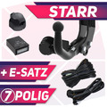 Anhängerkupplung starr für Volkswagen VW Sharan 2 II 7N 10-12+ESatz 7p Kpl.