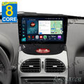 8Core 4+64GB Carplay Android14 Autoradio GPS BT Für PEUGEOT 206/206 CC 1999-2009