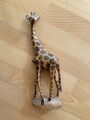 Giraffe Holz Deko Figur Handbemalt Höhe 31 cm Wildtier Statue Handgeschnitzt top