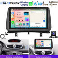 8Kern 4+64GB Android 13 Autoradio GPS Carplay DSP Für Renault Clio III 2005-2014